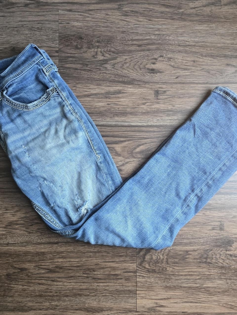 Light Wash Blue Denim Jeans